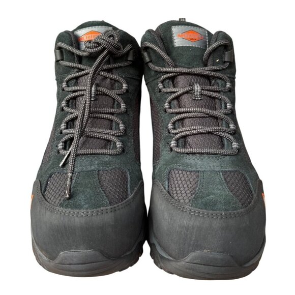 NEW Merrell Mens Size 7.5 Moab Onset Mid Waterproof Composite Toe Work Boot Blac - Picture 2 of 12